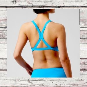 ATHLETA MALIBU BIKINI TOP SANTORINI BLUE D-DD NWT BOUGHT AT ATHLETA.com